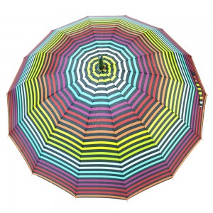 Ovida bêst ferkeapjende kleurige paraplu mei Yndiaanske styl Wholesale China Factory Promotional Umbrella mei oanpast logo
