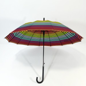 Ovida Payung Lurus 14K Otomatis Dengan Payung Rainbow Lady yang Disesuaikan