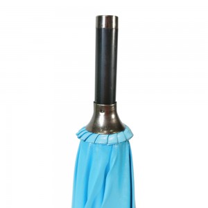 Ovida Automatic Open Stick Lady Fashion Long Handle UV Coating Umbrella