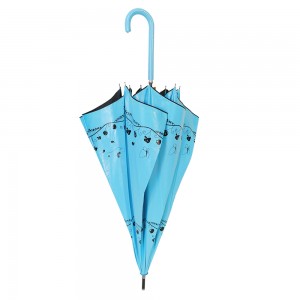 Ovida Най-продаваният чадър с цветно покритие с цветен чадър от фибростъкло в индийски стил Промоционален чадър на едро в Китай