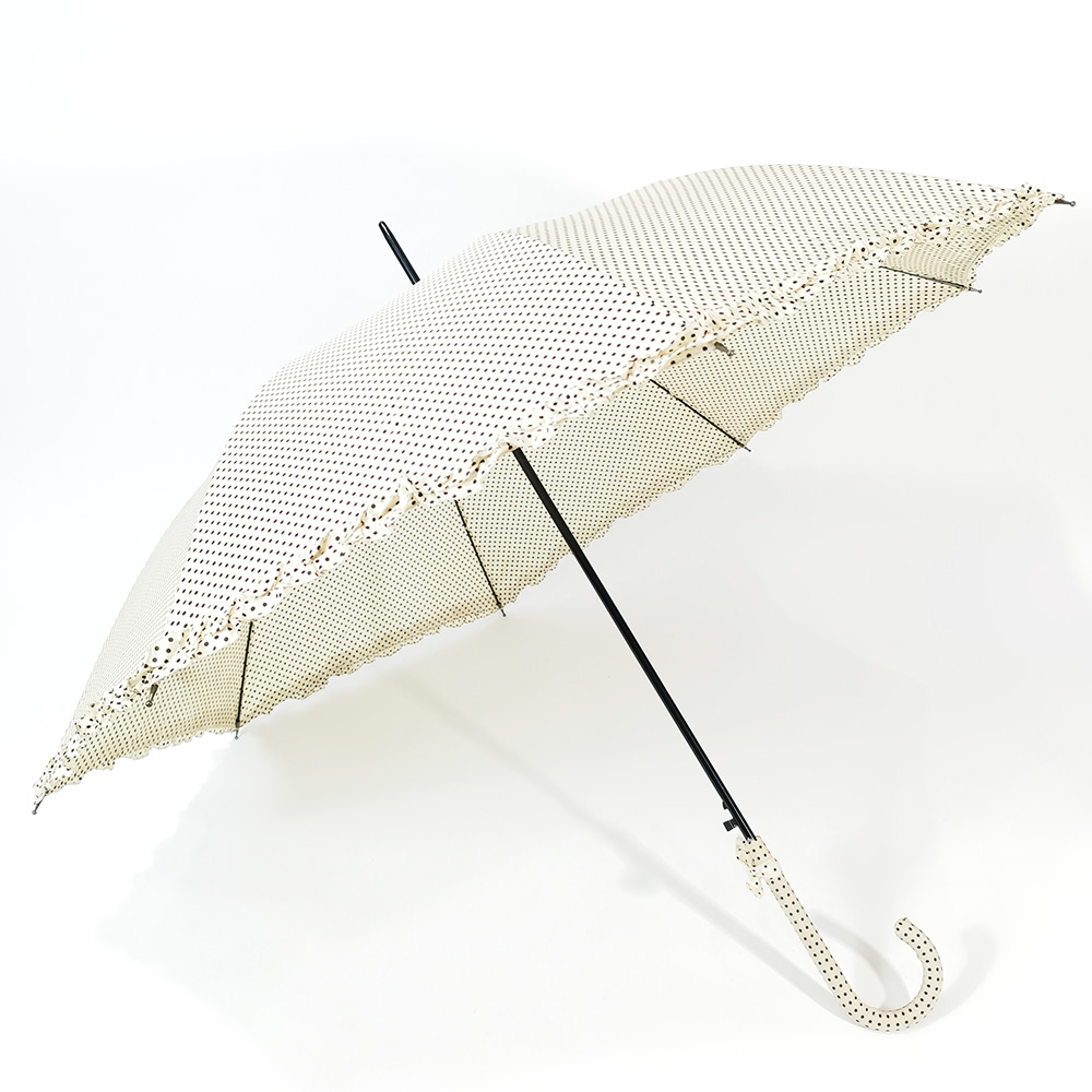 Dámský deštník Ovida s květinovým lemem Luxusní dámský deštník