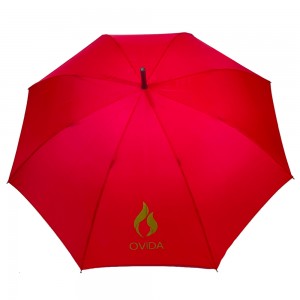 Umbrelă personalizată Ovida cu imprimeuri cu logo-ul mărcii promoționale