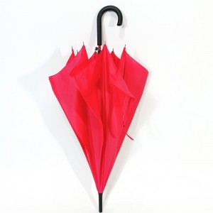 OVIDA Grutte Paraplu Windproof en Rainproof Umbrella Fiberglassas Oanpaste logo en kleurferoaring