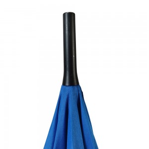 OVIDA Big Size Umbrella Winndproof and Pula Blue Umbrella Fiberglass shaft Letšoao la Tloaelehileng le Phetoho ea 'Mala
