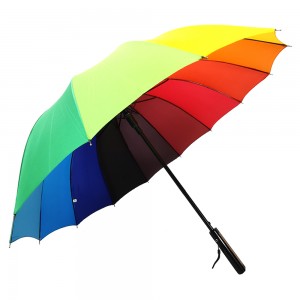 Ovida Custom Colory automatický rovný duhový deštník