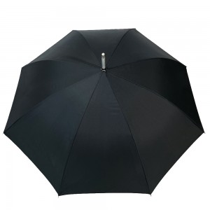 OVIDA Golf Straight Umbrella Paraguas Semi-automatic Open With Silver Coating Custom Design