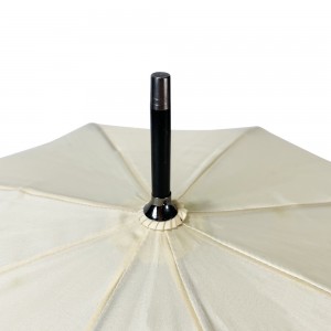 OVIDA Golf Straight Umbrella Paraguas شبه أوتوماتيكية مفتوحة مع طلاء فضي تصميم مخصص