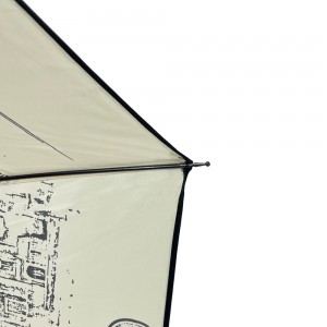 OVIDA Golfi sirge vihmavari Paraguas Poolautomaatne avatud hõbedase kattega kohandatud disainiga