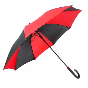 I-Ovida Auto Open Fiber Umbrella Corben Sturdy Umbrellas Wind Resistant Stick Umbrellas