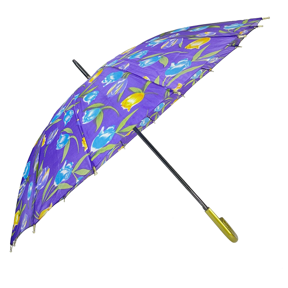 Ovida manual 16ribs india paraply afrika mønster billigere paraplyer