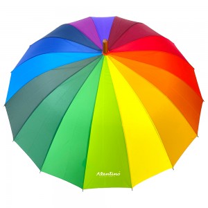 Ovida آٹومیٹک اوپن کسٹم ڈیزائنر چھتریاں 16Panels Umbrella Auto 46Arc چھتری ہول سیل