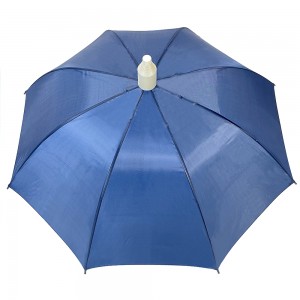 Payung piala semi-otomatis Ovida dengan kain pongee super tahan air desain pencetakan logo pelanggan payung biru