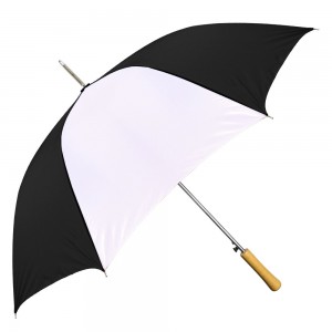 Ovida-logoudskrivning brugerdefinerede paraplyer Auto-åbning lige paraplyer