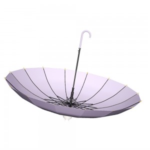 OVIDA 23 polegadas 16 costelas guarda-chuva à prova de vento luxuoso e moderno guarda-chuva de copo