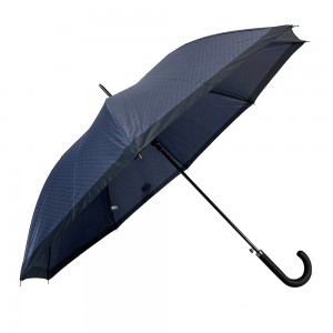 OVIDA 23 Inch 8 Ribs Crook J Shape Handle Custom Raight Umbrella