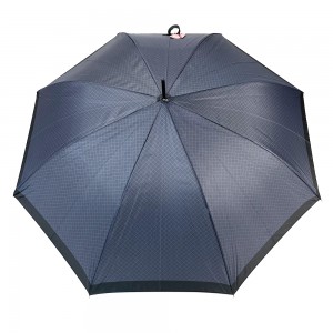 I-OVIDA 23 Intshi 8 Izimbambo I-Crook J Shape Handle Custom Straight Umbrella