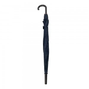 OVIDA 23 hüvelykes fém vázas fa görbe nyélű egyenes esernyő