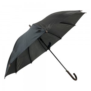 OVIDA Parapluie drittu promozionale cù manicu crook in legno à struttura in metallo