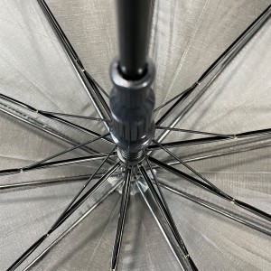 OVIDA Metal Çerçeve Ahşap Asma Saplı Promosyon Düz Şemsiye
