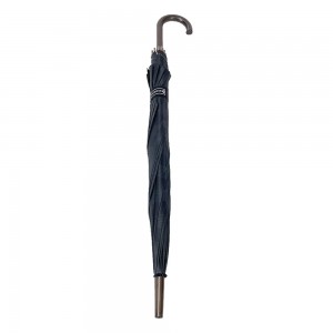 Parapluie promotionnel bon marché de poignée en bois de cadre en métal d'OVIDA
