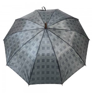 OVIDA metalen frame houten kromme handgreep goedkope promotionele paraplu