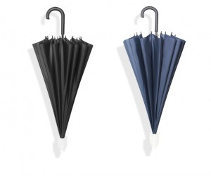 Ovida ίσια ομπρέλα 25 ιντσών μεγάλου μεγέθους με λογότυπο πελάτη και αλλαγή χρώματος