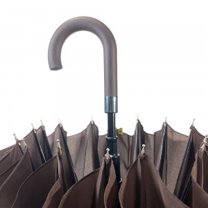 Ovida Parapluie droit de 25 pouces Parapluie automatique de grande taille avec logo du client
