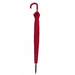 Ovida 25 Inch Stick Umbrella Crook Handle Big Size Umbrella With Customer's Logo Printing Design
