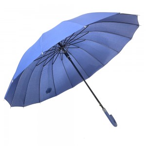 Payung Lurus Ovida 25 Inci Bentuk J Menangani Payung Golf Ukuran Besar Dengan Desain Pelanggan