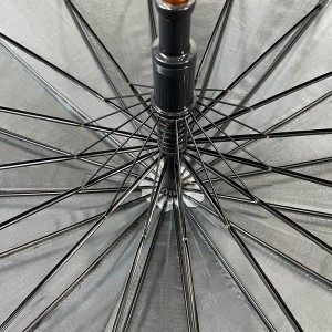 Ovida висококачествен чадър за голф с голям размер 25 инча и 16 ребра с дизайн на логото на клиентите Подарък на открито Рекламен чадър