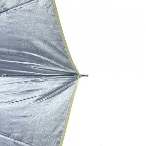 Ovida Automatic Open Silver Coating Skėtis nuo saulės Block Skėtis Pigesni Kinijos gamyklos didmeninė prekyba skėčiai