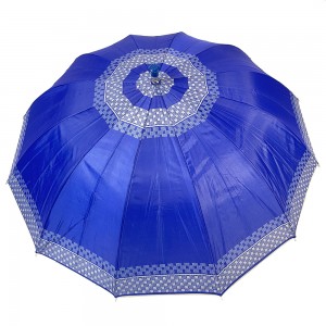 Ovida 25 Inch Straight Umbrella J Shape Handle Big Size Golf Umbrella Uban sa Customer's Design