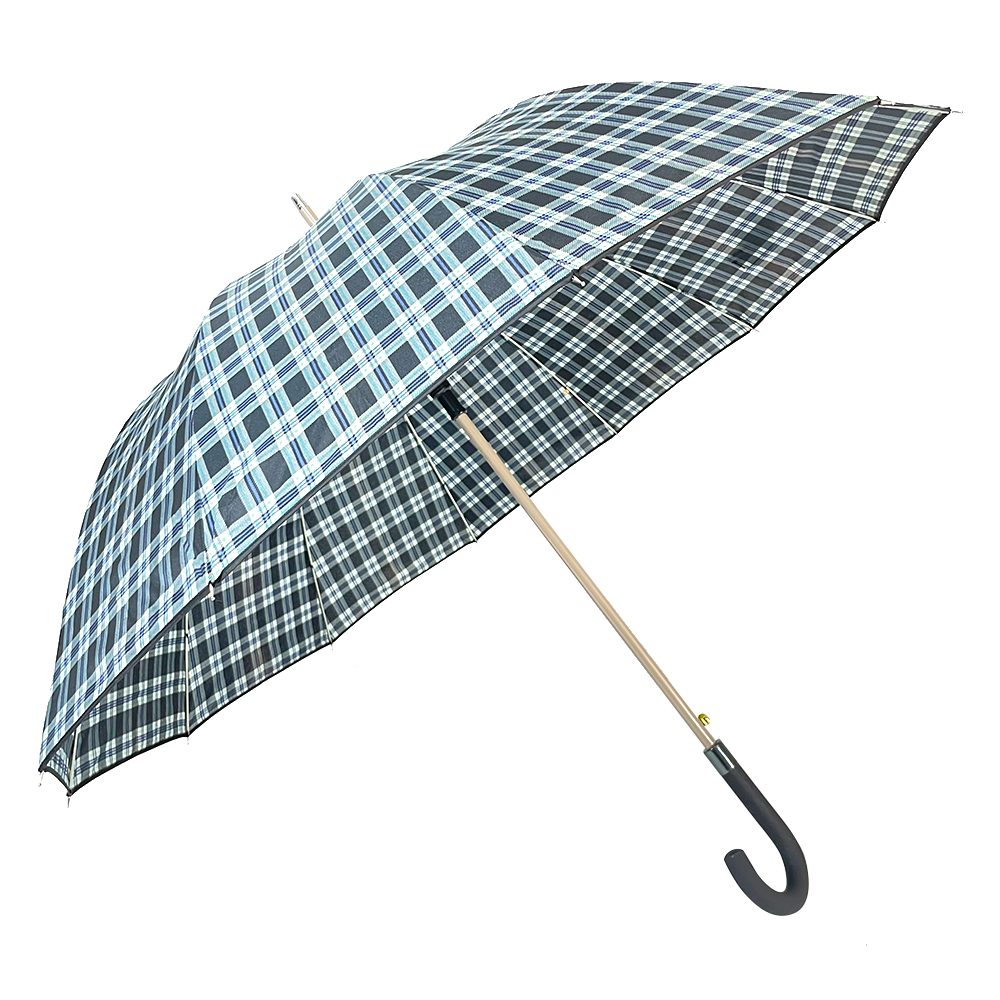 Ovida Hege kwaliteit unyk ûntwerp 25 inch 12 ribben automatysk iepen aluminium kado-paraplu mei glêsfezelribben oanpast makke