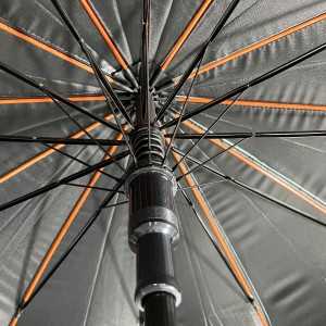 Ovida 杖ノンスリップカラフルなグラスファイバーリブブルー生地ウォークスティック高品質傘カスタムロゴデザイン