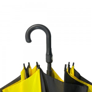 Најпродаваниот промотивен чадор за голф на Ovida со одличен квалитет приспособена во боја на рамка од фиберглас