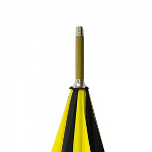 Ovida ombrellë promovuese e golfit me cilësi të shkëlqyeshme me kornizë me tekstil me fije qelqi me ngjyra më të shitura