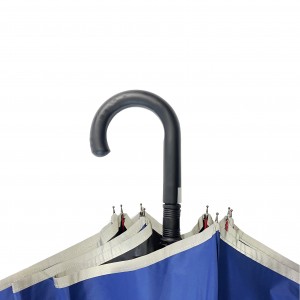 Ovida Logo Kustom Promosi Nama Merek Cetak Payung Golf Terbuka Otomatis dengan garis reflektif Ombrello Paraguas Parapluie