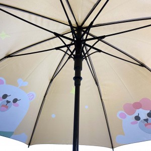 Ovida 27inch 8K Windproof Business Waterproof Outdoor Umbrella nga adunay uv silver coating Barato nga Promotional Golf Umbrellas