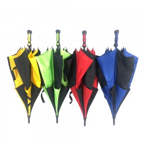 Ovida ファッション若者傘卸売大型自動ダブルベントキャノピー防風グラスファイバーフレームゴルフ傘