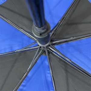 دفترچه راهنمای چتر گلف دو لایه فوق قوی Ovida با کیفیت بالا و رنگ مشکی و آبی برای جوانان