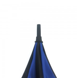 Manuali i Ovida Ovida ombrellë me dy shtresa me dy shtresa me cilësi të lartë, me ngjyrë të zezë dhe blu për të rinjtë