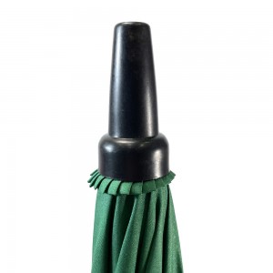 ໂຮງງານ Ovida ລາຄາຖືກ ການໂຄສະນາ Customized Logo ສີຂຽວແຂງ 190t pongee fabric umbrella Golf ທົນທານຕໍ່ລົມ
