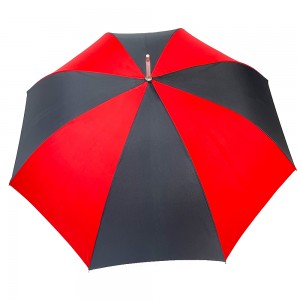 Ovida Chine usine en gros 120 cm EVA poignée couleur cadre automatique grand grand parapluie de golf tempête droite avec logo imprime