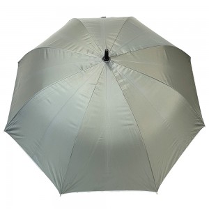 Ovida Stick Umbrella Rubber Crook Handle Umbrella With Cusotmized Logo Umbrellas UV Coating