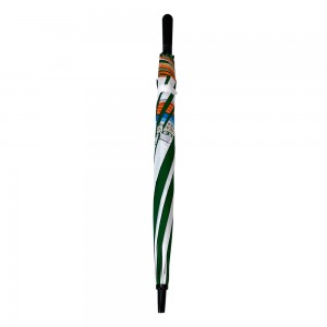 Ovida ゴルフ傘緑と白のマルチカラースティック自動開閉耐風性の強い Qulity キャリーバッグ傘