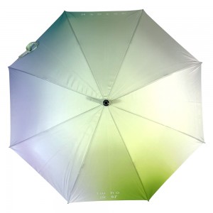 Ovida Straight Umbrella ရောင်စုံနှစ်ထပ်ထည်ဖြင့် လူ ၂ ယောက်အတွက် စိတ်ကြိုက် Logo ပုံနှိပ်ခြင်း ထီး