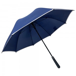 Ovida 27 tuuman sateenvarjo Golg sateenvarjo Täysi lasikuituinen huippuluokan sateenvarjokampanja Räätälöity sateenvarjologo