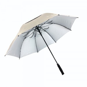 Ovida Golf Umbrella Nrog 8 qhov Hauv Cua Resistant Khoom kim heev Zoo Lub kaus Customized UV Sun Block Ntxiv Loj Lub kaus Golf