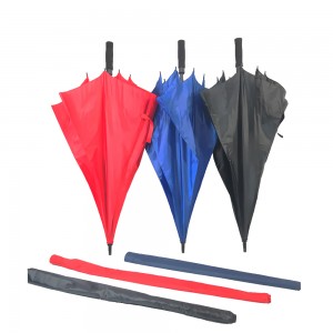 Parasols solaires extérieurs imperméables Ovida Fournisseur Acheter des parapluies Top Grade Windproof Gift Designer Rain Red Straight Umbrella