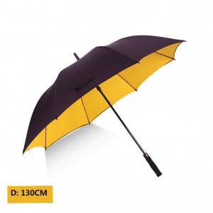 Ovida Factory Umbrella Manufacturer Parapluies de golf de luxe à deux couches résistants au vent et à l'eau